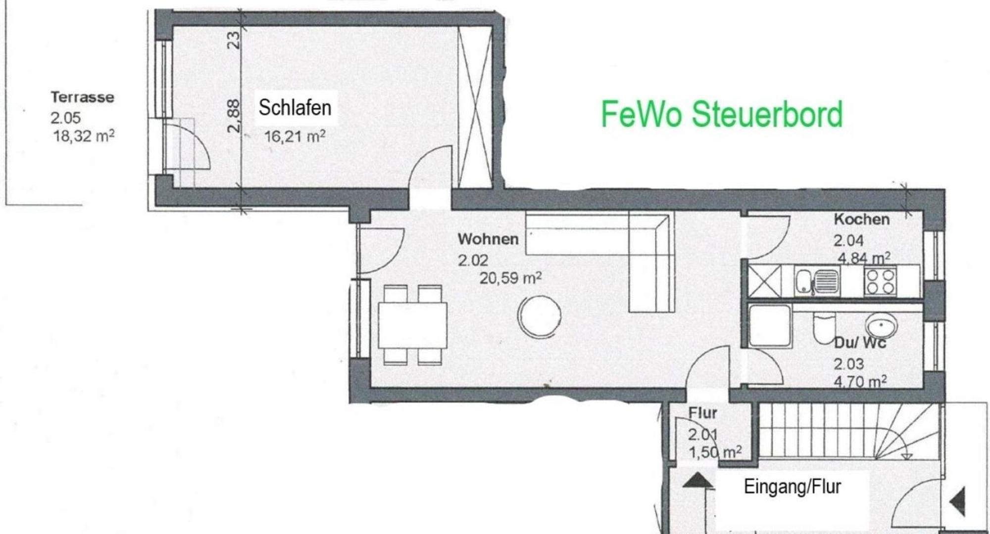 Apartment Steuerbord Malente